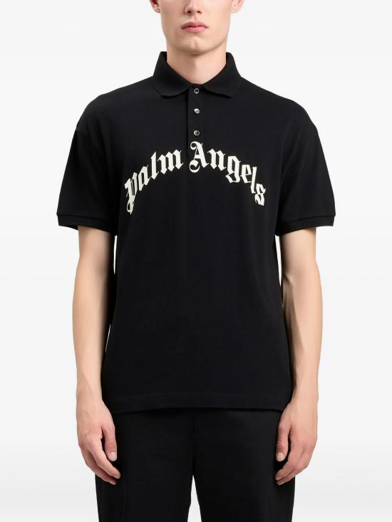 26SS 팜앤젤스 반팔 티셔츠 PMGB012S26FAB002 1003 BLACK - PALM ANGELS
