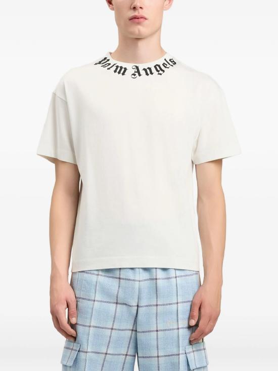 26SS 팜앤젤스 반팔 티셔츠 PMAA109S26JER008 0310 WHITE - PALM ANGELS