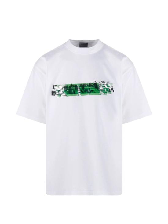 26SS 발렌시아가 반팔 티셔츠 764235TUVI6 9000 WHITE