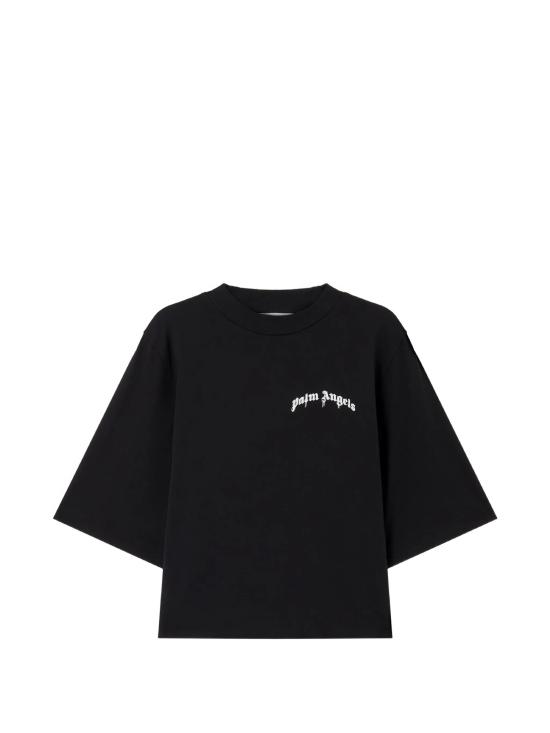 26FW 팜앤젤스 반팔 티셔츠 PWAA079S26JER003 1003 BLACK