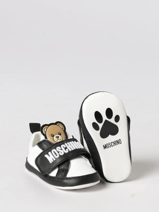 26SS [키즈] 모스키노 스니커즈 82900 03 White - MOSCHINO