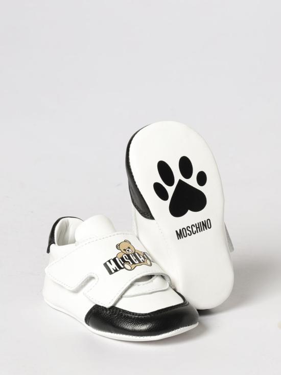 26SS [키즈] 모스키노 스니커즈 82892 01 White - MOSCHINO