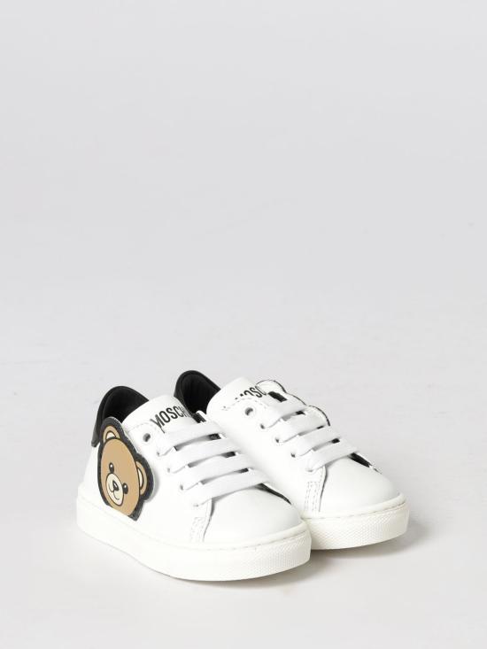 26SS [키즈] 모스키노 스니커즈 82948 04 White - MOSCHINO