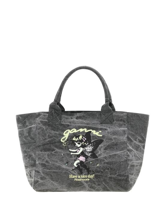 26SS 가니 토트백 B2110088 150 BLACK OISTER