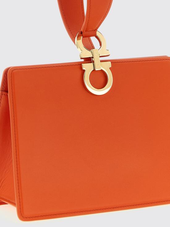 26SS 살바토레 페라가모 토트백 220958 792848 009 Orange - SALVATORE FERRAGAMO