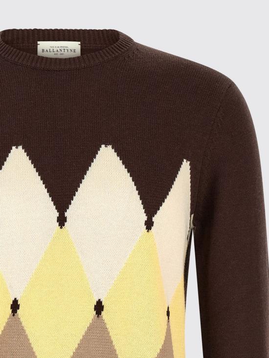 26SS 발렌타인 스웨터 B2P0007C011 94514 Brown - BALLANTYNE