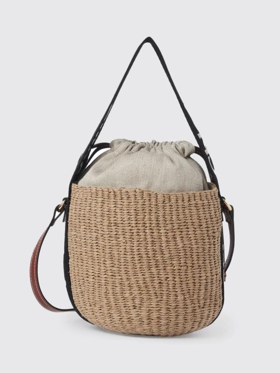 26SS 끌로에 우디 스몰 바스켓백 CHC23AS381L18 915 Black