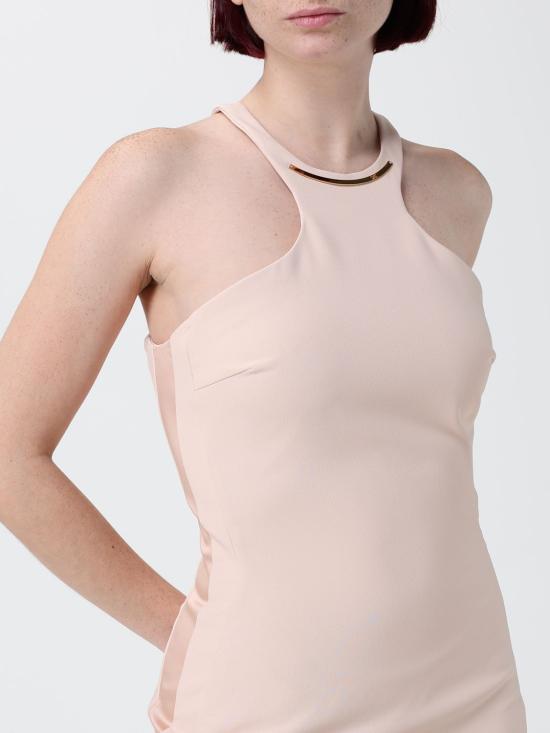 26SS 엘리자베타프랜치 롱 원피스 AB91761E2 EA1 Nude - ELISABETTA FRANCHI