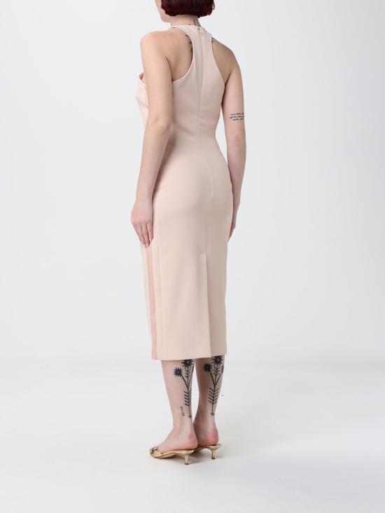 26SS 엘리자베타프랜치 롱 원피스 AB91761E2 EA1 Nude - ELISABETTA FRANCHI