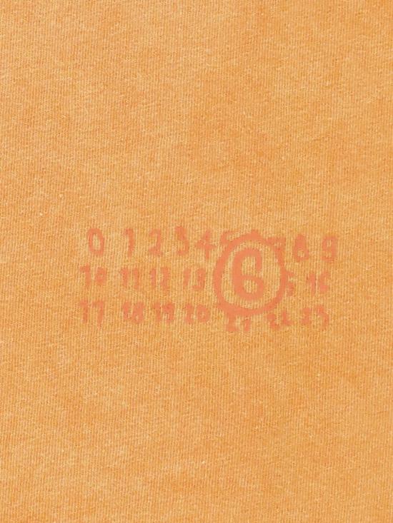 26SS [키즈] MM6 메종마르지엘라 티셔츠 M60985MM07Q M6207 Orange - MM6 MAISON MARGIELA