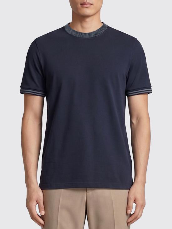 26SS 보스 반팔 티셔츠 50559667 404 Blue