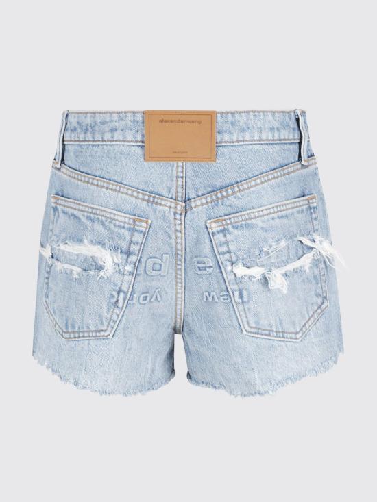26SS 알렉산더 왕 숏팬츠 4DC2264164 427D Indigo - ALEXANDER WANG
