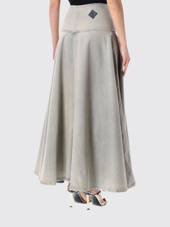 26SS 하이쿠레 롱 스커트 HEW08110DF203 L0932 Denim - HAIKURE