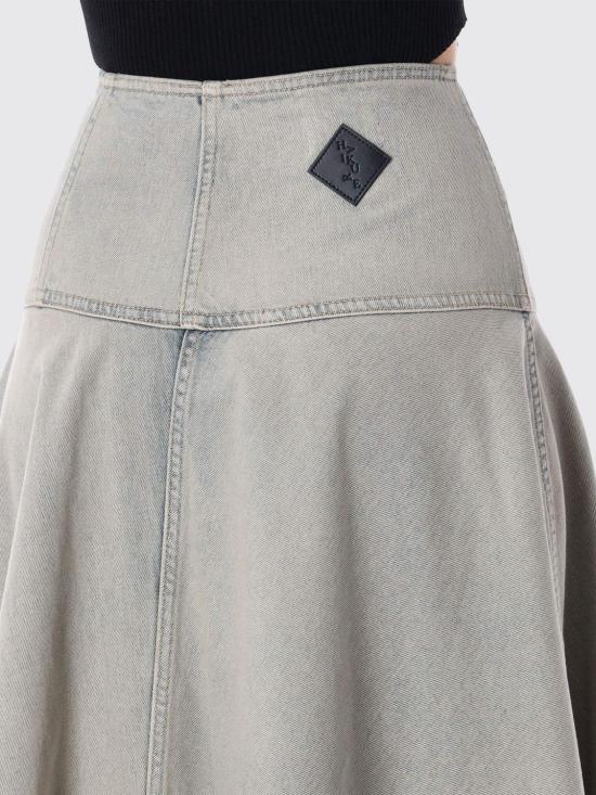 26SS 하이쿠레 롱 스커트 HEW08110DF203 L0932 Denim - HAIKURE