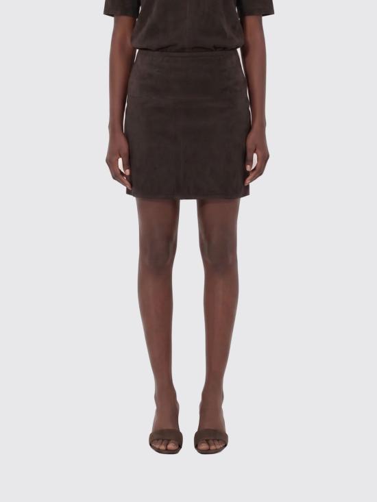 26SS 루루 드 세종 미디 스커트 ENGEL DARK Brown