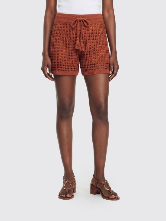 26SS 로베르토 콜리나 숏팬츠 261FXA22066 BRICK Red