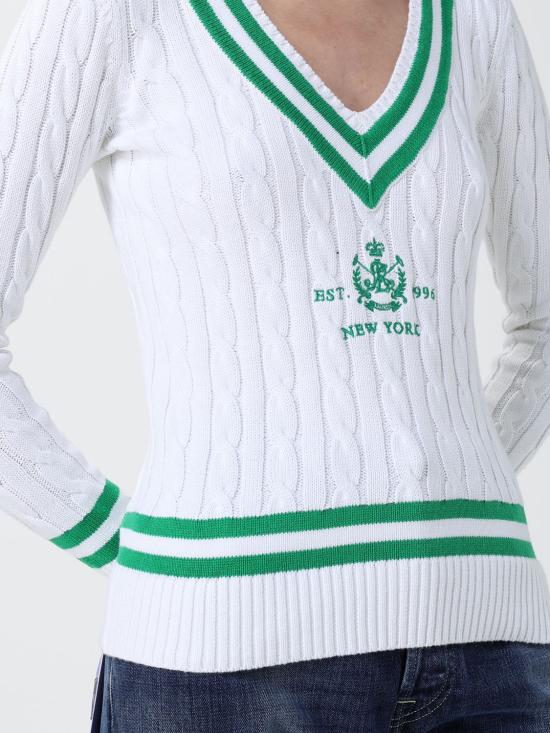 26SS 랄프 로렌 스웨터 200P07026 001 White - RALPH LAUREN