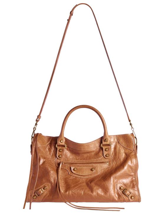 26SS 발렌시아가 르 시티 미디움 백 823058210F6 2630 BROWN - BALENCIAGA