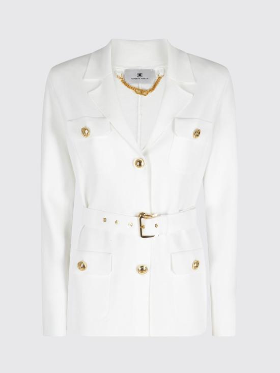 26SS 엘리자베타프랜치 자켓 MK10B62E2 360 Ivory - ELISABETTA FRANCHI