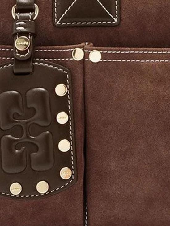 26SS 가니 숄더백 B2110076 979 Brown - GANNI