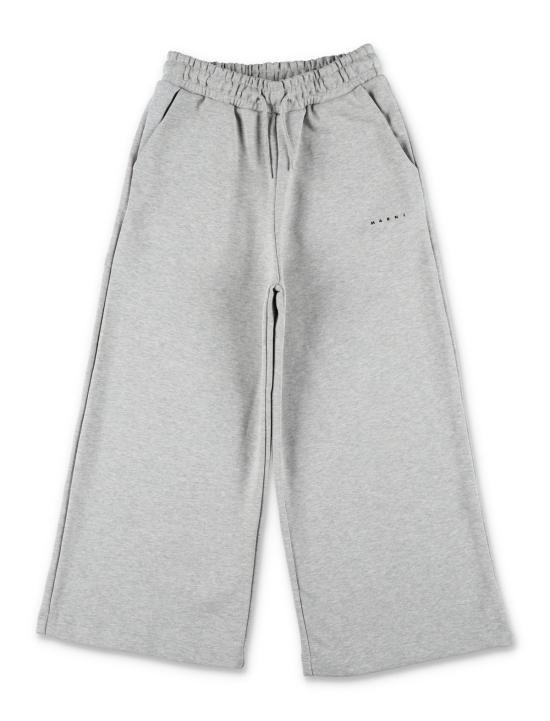  [키즈] 마르니 팬츠 키즈 코튼 스웨트 그레이