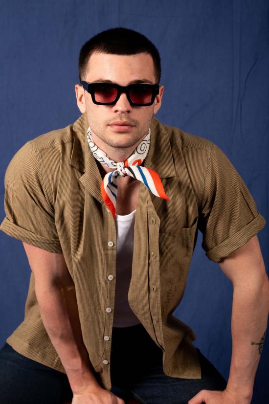  두샨트 머플러/스카프 . 아치 반다나 9호 캘리포니아 러브 인 프라이머리 컬러 - DUSHYANT