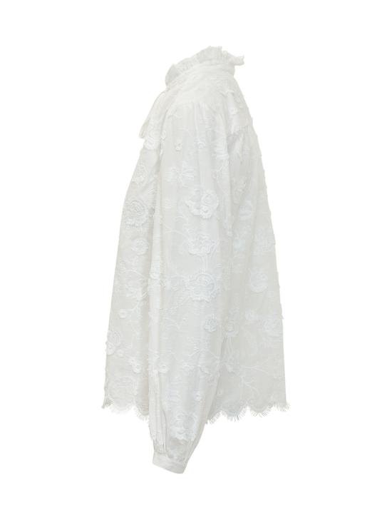 26SS 마이클 코어스 긴팔 티셔츠 MS640Y9KPX100 WHITE - MICHAEL KORS