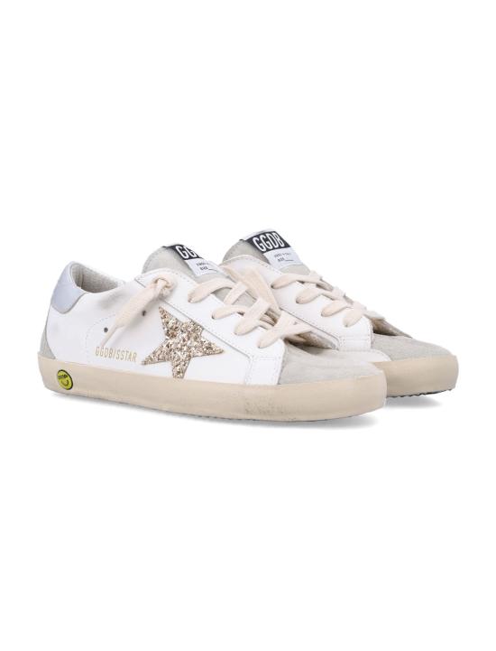  [키즈] 골든구스 슈즈 골든 구스 슈퍼스타 키즈 스니커즈 화이트/아이스 - GOLDEN GOOSE