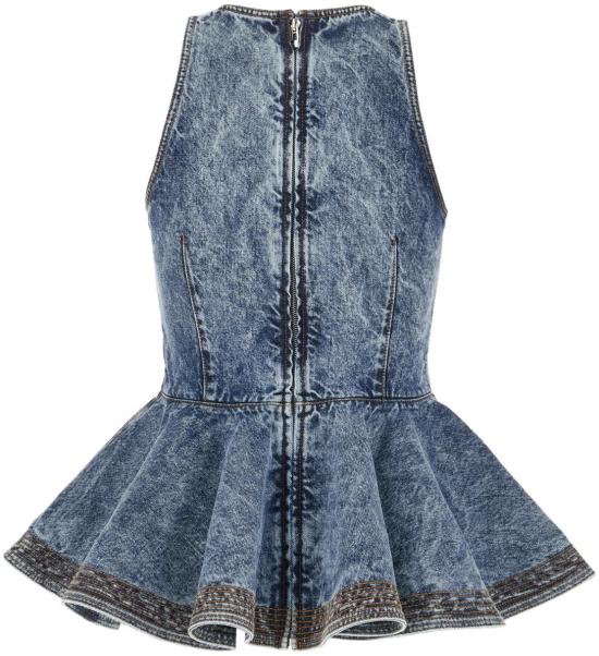 26SS 알라이아 민소매 티셔츠 AA9H1410T535C524 BLUE - ALAIA