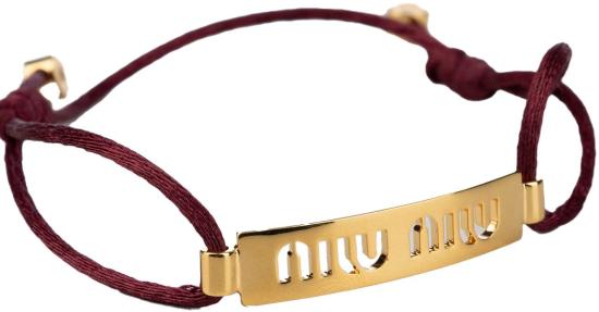 26SS 미우미우 팔찌 5IB7852IHKF05CZ DIVERS - MIU MIU