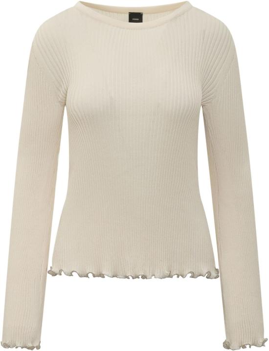 26SS 핑코 긴팔 티셔츠 106284A343C14 WHITE