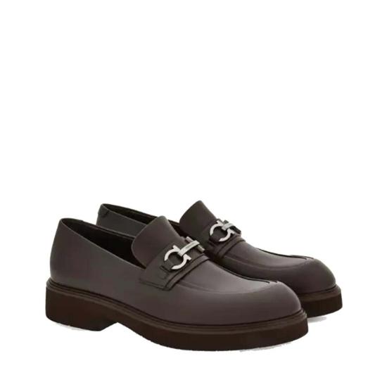  살바토레 페라가모 로퍼 Ferragamo Fiorello 가죽  브라운 - SALVATORE FERRAGAMO