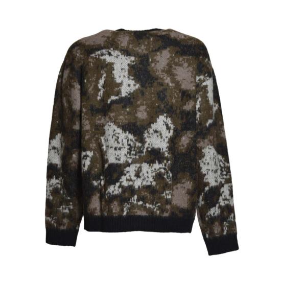 26SS 칼하트 WIP 머튼 가디건 와일드 도그 자카드 I035391 38XXX Marrone - CARHARTT WIP