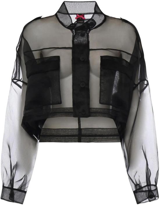 26SS 핑코 블라우스 106603A2DJZ99 BLACK