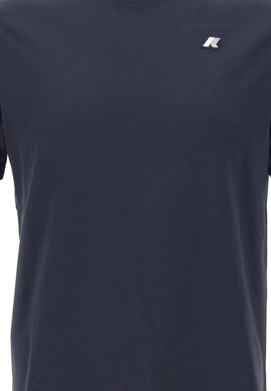 26SS 까웨 반팔 티셔츠 K7125UWK89 NAVY - K-WAY