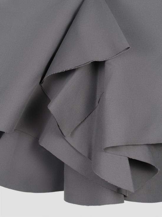 26SS FIDAN NOVRUZOVA 미디 스커트 ESKTCG COOLGRY COOL GREY - OTHER BRANDS