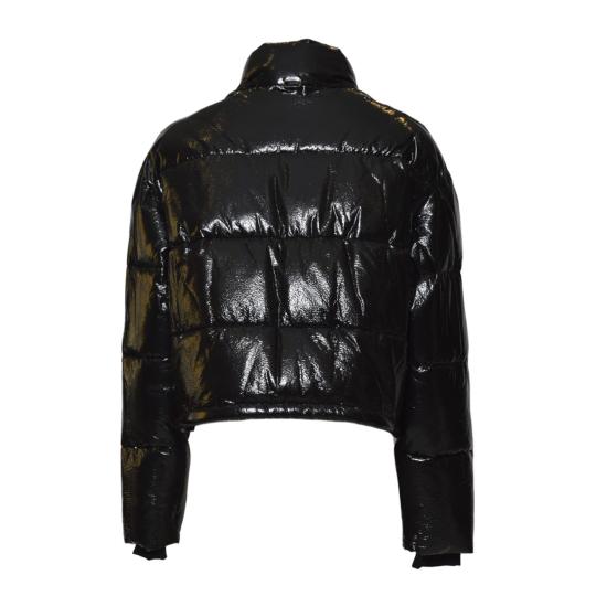 26SS 쿠레쥬 바이닐 숏 푸퍼 자켓 323CMA106VY0016 9999 Nero - COURREGES