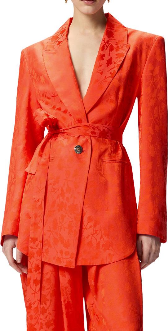26SS 핑코 수트 자켓 106800A3ANA99 ORANGE - PINKO