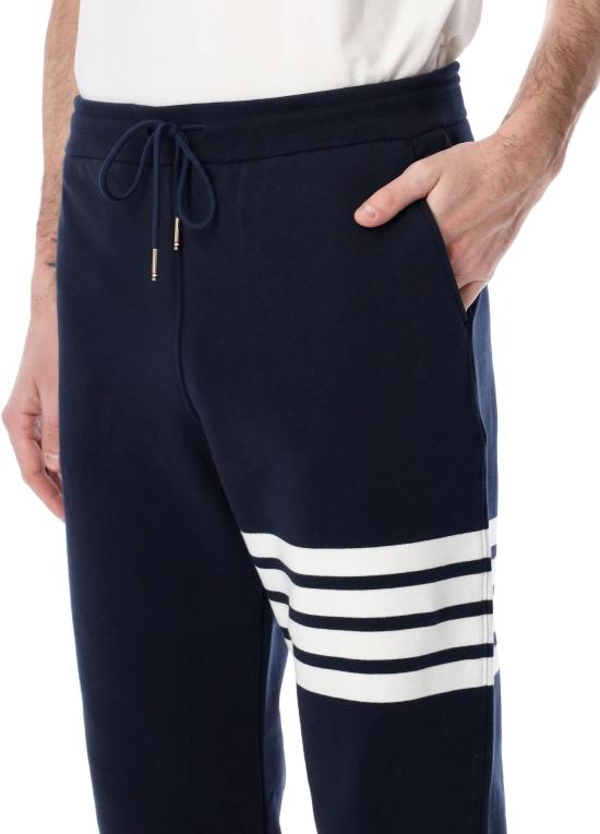 26SS 톰브라운 클래식 루프백 4바 스웨트팬츠 MJQ008H NAVY - THOM BROWNE