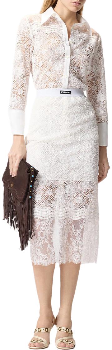 26SS 핑코 셔츠 106600A381Z05 WHITE - PINKO