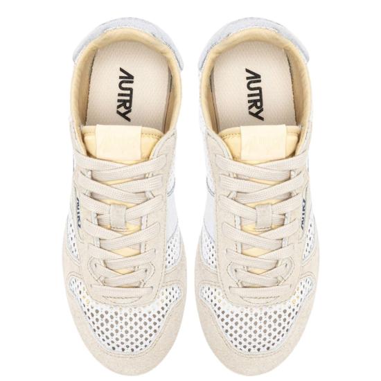 26SS 오트리 WINDSPIN 윈드스핀 스니커즈 WSLWKD03KNITSUELEAWHTSILV Neutrals - AUTRY