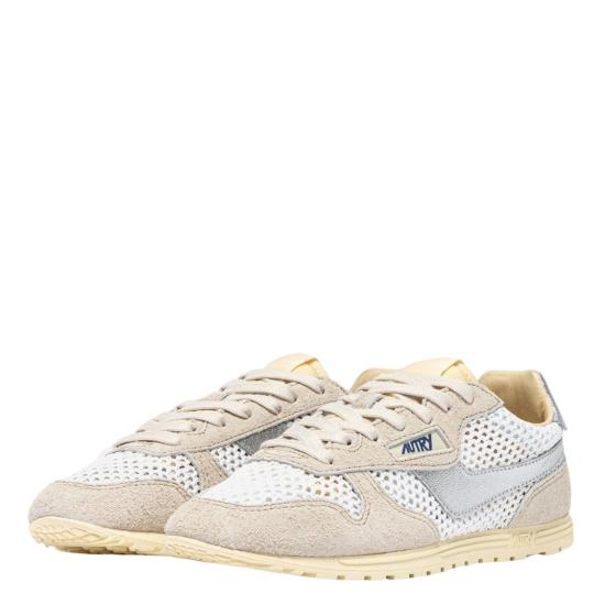 26SS 오트리 WINDSPIN 윈드스핀 스니커즈 WSLWKD03KNITSUELEAWHTSILV Neutrals - AUTRY