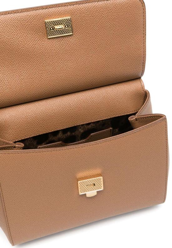 26SS 돌체앤가바나 미디움 시실리 핸드백 BB6003B1001 BROWN - DOLCE & GABBANA