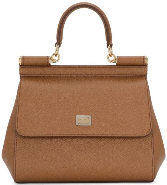 26SS 돌체앤가바나 미디움 시실리 핸드백 BB6003B1001 BROWN