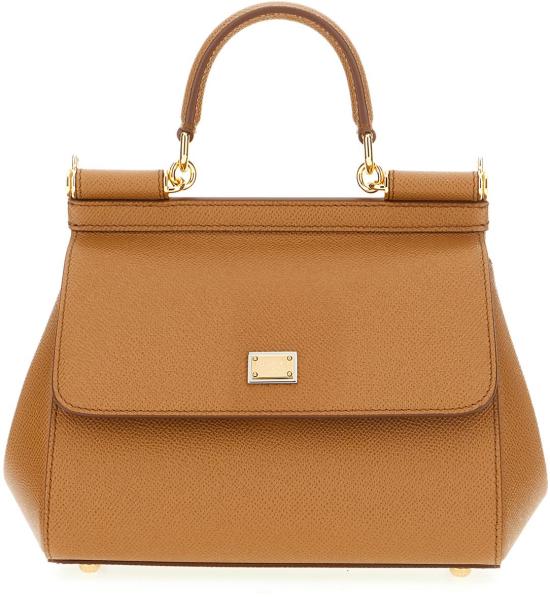 26SS 돌체앤가바나 미디움 시실리 핸드백 BB6003B10018M417 BROWN