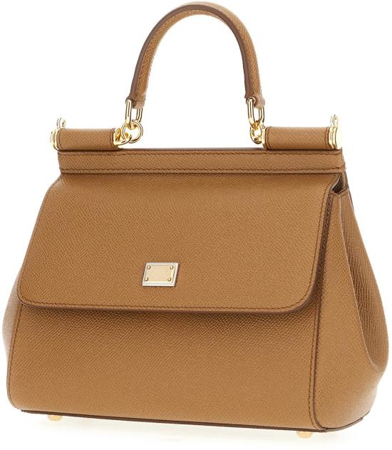 26SS 돌체앤가바나 미디움 시실리 핸드백 BB6003B10018M417 BROWN - DOLCE & GABBANA
