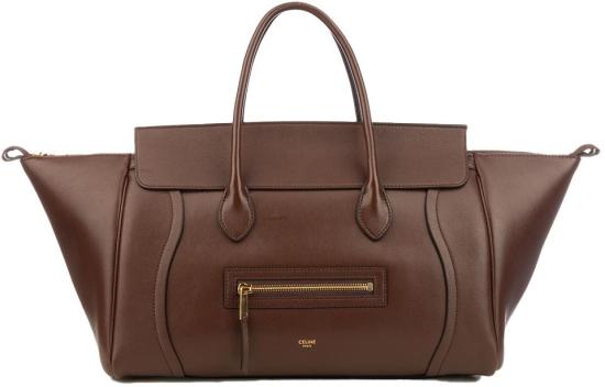 26SS 셀린느 미디움 뉴 러기지 서플 샤이니 램스킨 L100E3GW228BK DIVERS