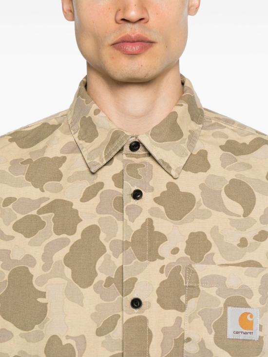 25SS 칼하트 WIP 긴팔 셔츠 I033769 L S Duck Shirt2R4 06 Camouflage - CARHARTT WIP