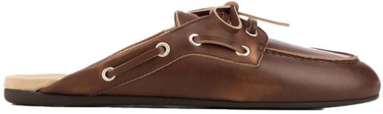 26SS 미우미우 빈티지 스웨이드 덱 뮬 5D455EF0053F33F0038 DIVERS