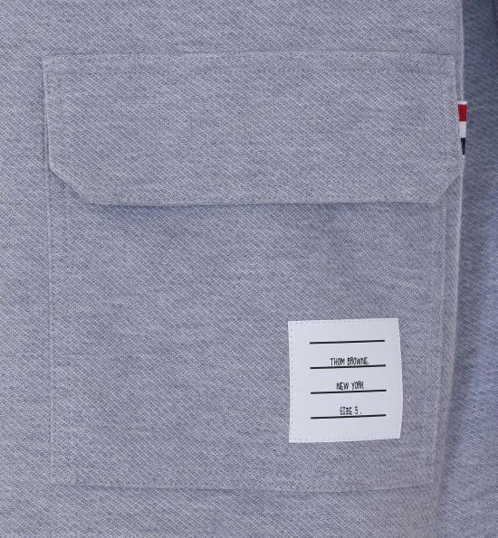 26SS 톰브라운 더블 페이스 테크 트윌 오버사이즈 암밴드 파카 MJT567A J0250050 Grey - THOM BROWNE